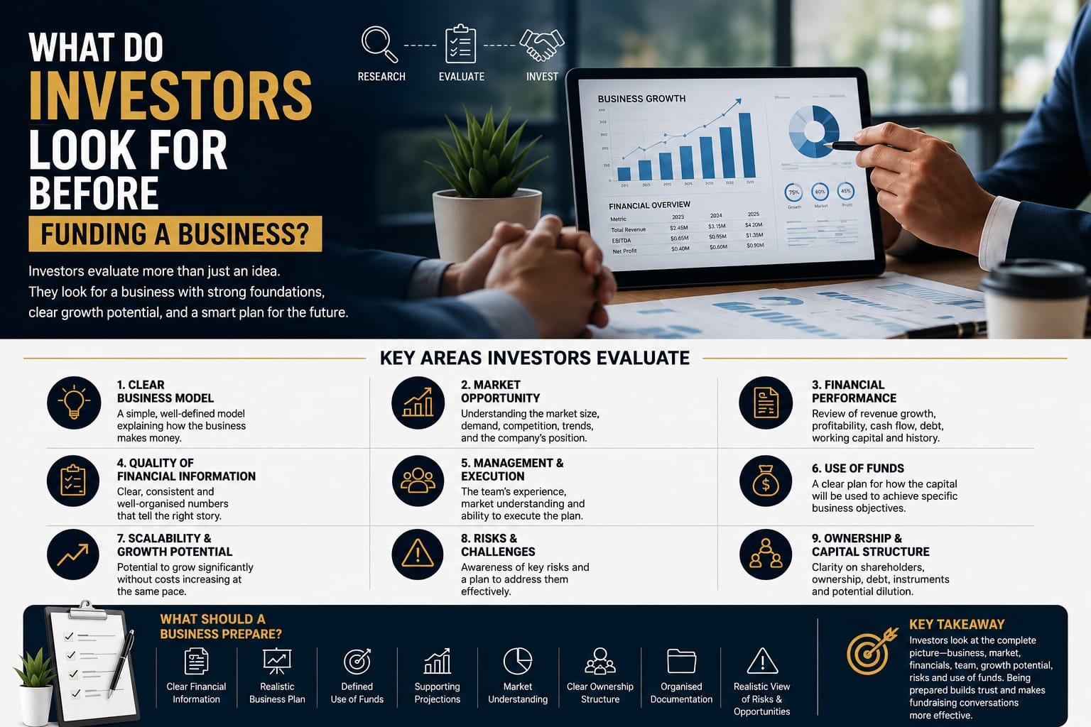 What Do Investors Look for Before Funding a Business?